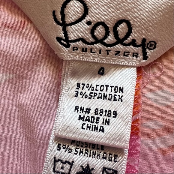 NEW VINTAGE LILLY PULITZER “WINNER’S CIRCLE” CAPRIS - Picture 7 of 12